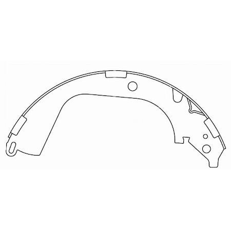 Centric Parts Centric Brake Shoes, 111.09590 111.09590